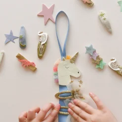 Colgador Clips Pelo · Rainbow Unicorn
