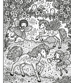 Colorea por arte de magia · El mundo de los Unicornios