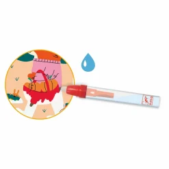 Colorear con agua 4 temporadas · DJECO