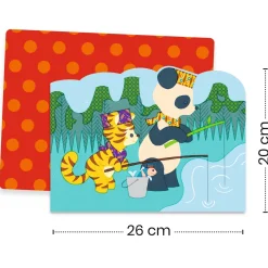 Colorear Mágico con agua Escondido afuera · DJECO