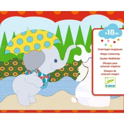 Colorear Mágico con agua Escondido afuera · DJECO