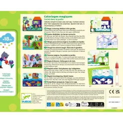 Colorear Mágico con agua Escondido en el jardín · DJECO