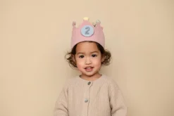 Corona de cumpleaños con números rosa · Little Dutch