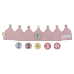 Corona de cumpleaños con números rosa · Little Dutch