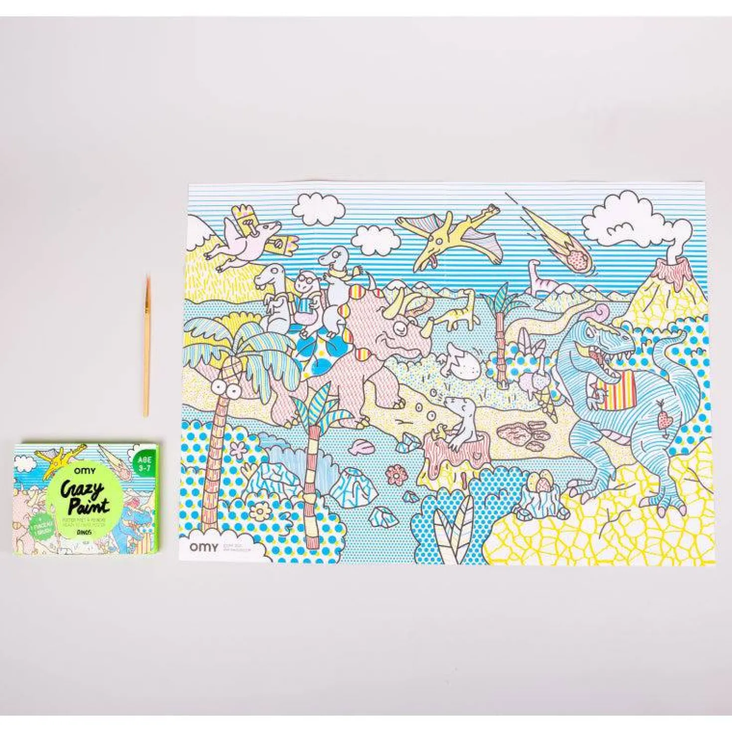 Crazy Paint Dinos · OMY