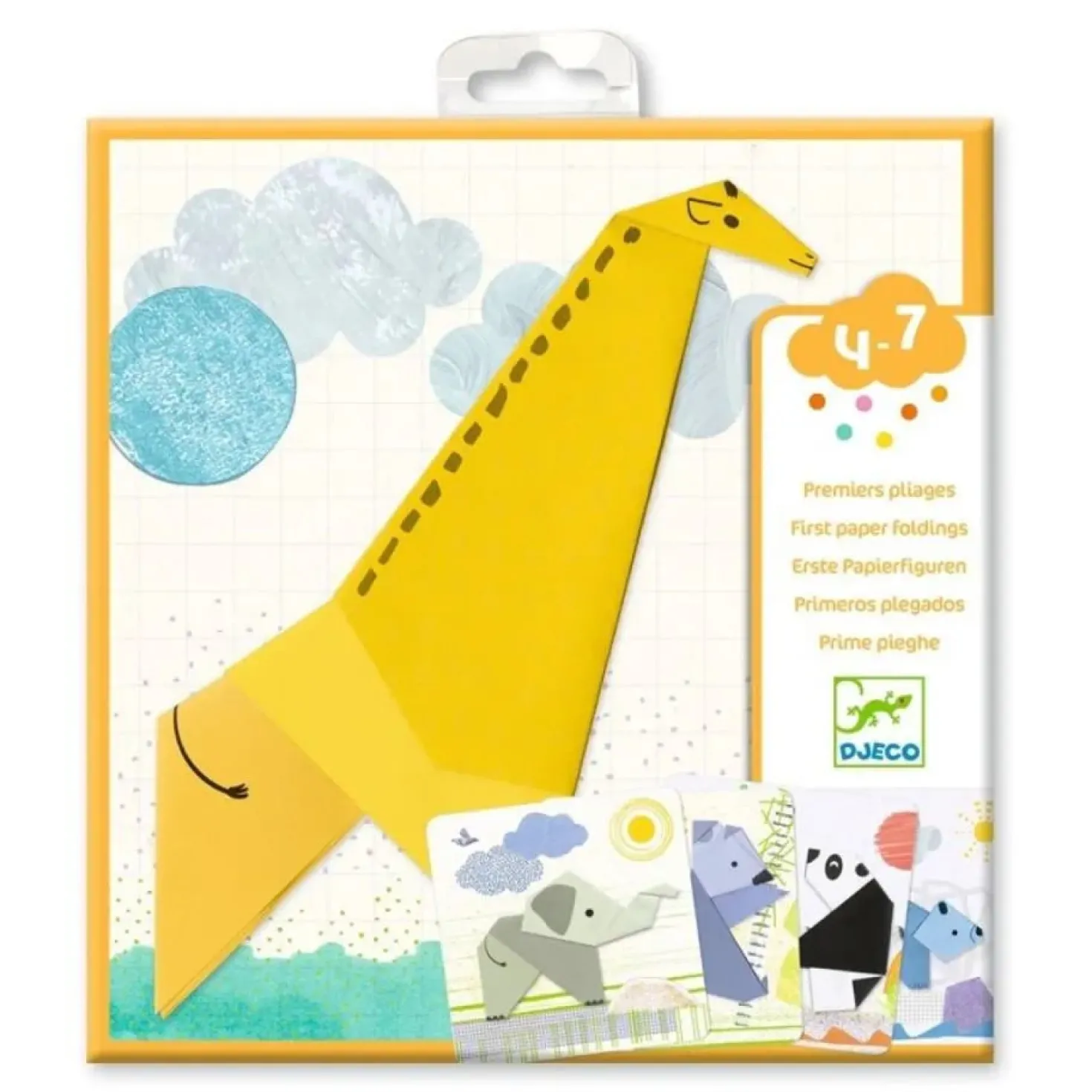 Crear con papel 1, 2, 3 Plegado · DJECO