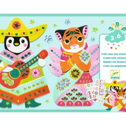 Crear con pegatinas Brillantes · DJECO