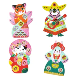 Crear con pegatinas Brillantes · DJECO