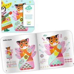 Crear con pegatinas Brillantes · DJECO