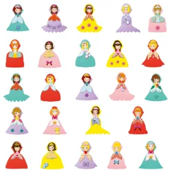 Crear con pegatinas Me gustan las princesas DJECO
