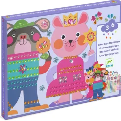 Crear con pegatinas Resplandecientes · DJECO