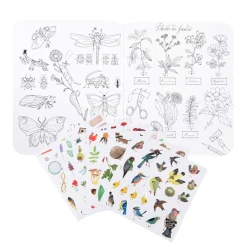 Cuaderno de pegatinas El botanista · Moulin Roty