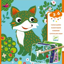 Cuadros para rascar Animales pequeños · DJECO