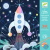 Cuadros para rascar Misión cosmos · DJECO