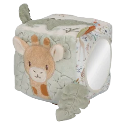 Cubo Blandito de Actividades Safari Friends · Little Dutch