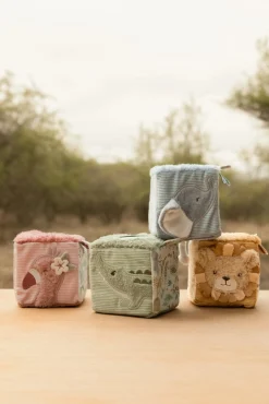 Cubos Blanditos Apilables Safari Friends · Little Dutch
