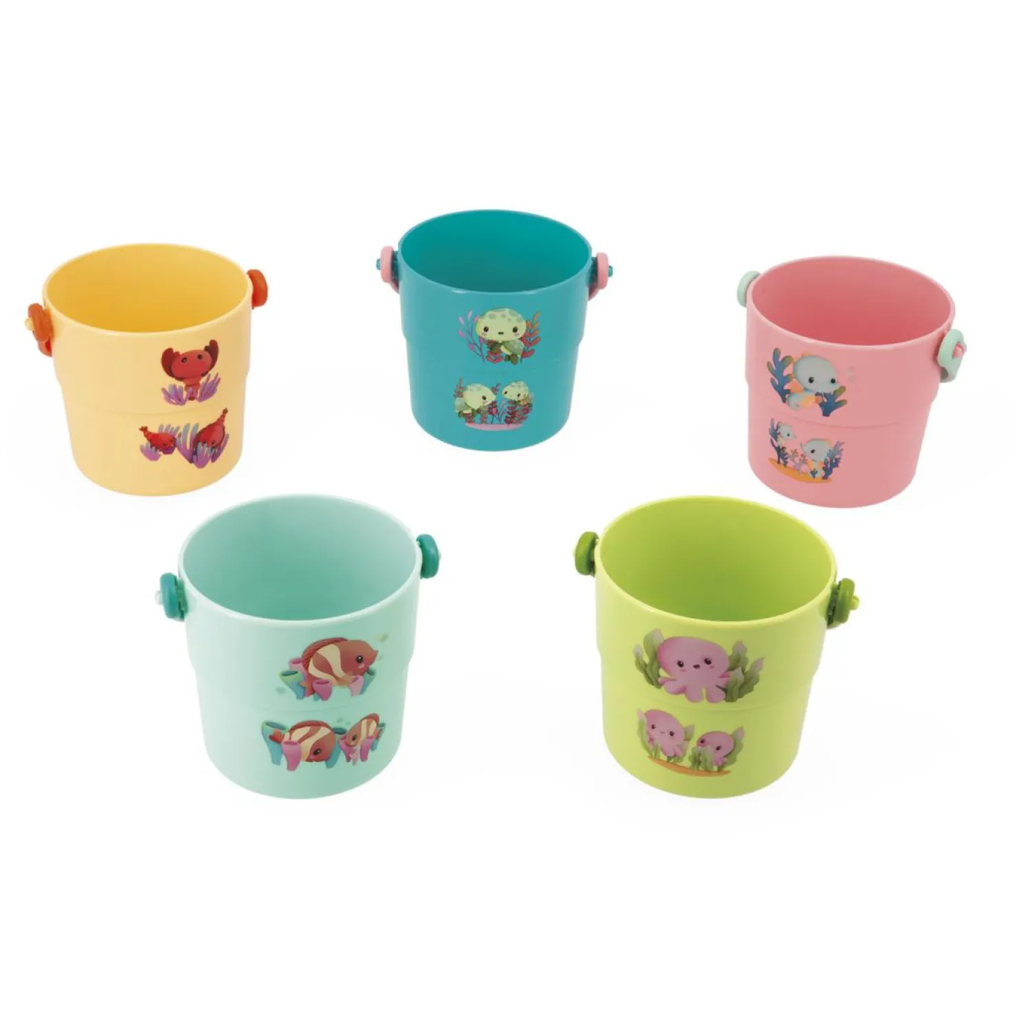 5 Cubos de Actividades Animales Bebés · Janod