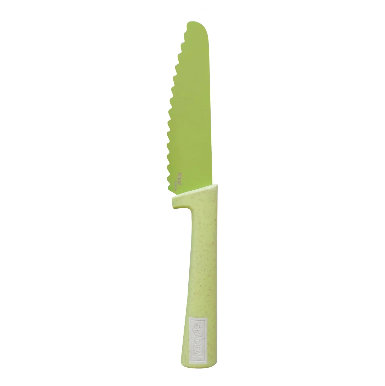 Cuchillo Classic Seguro para Niños KLYV Lime · Skagfa
