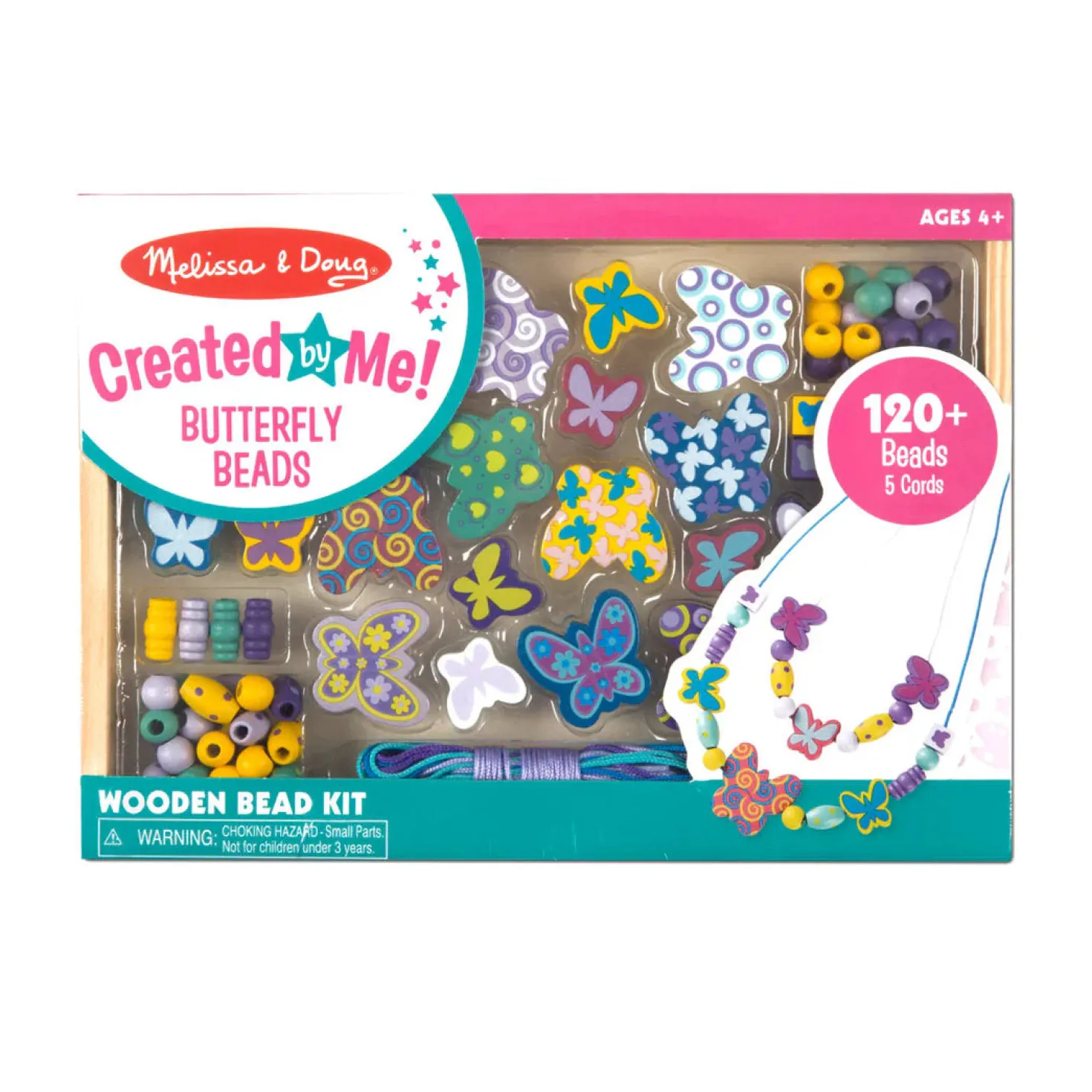 Cuentas de Madera Mariposas · Melissa & Doug
