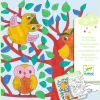10 dibujos para colorear + 10 juegos sorpresa Bosque · DJECO