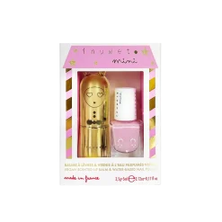 Duo Bálsamo Labial y Esmalte de uñas Cheesecake y Sandía · Inuwet