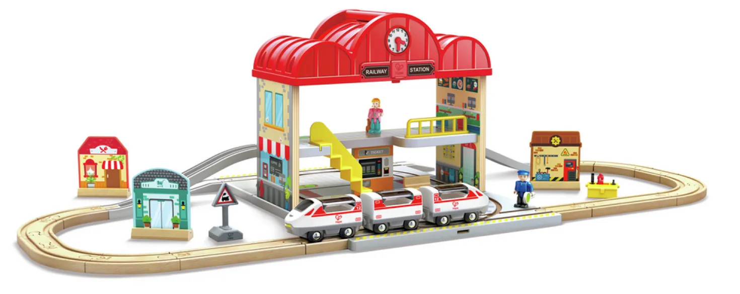 Estación de tren portátil · Hape