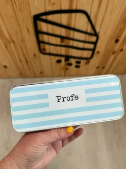 Estuche de lata vintage personalizable · Navy