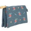 Estuche escolar 3 compartimentos Croc