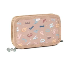 Estuche plumier doble Funny Letters
