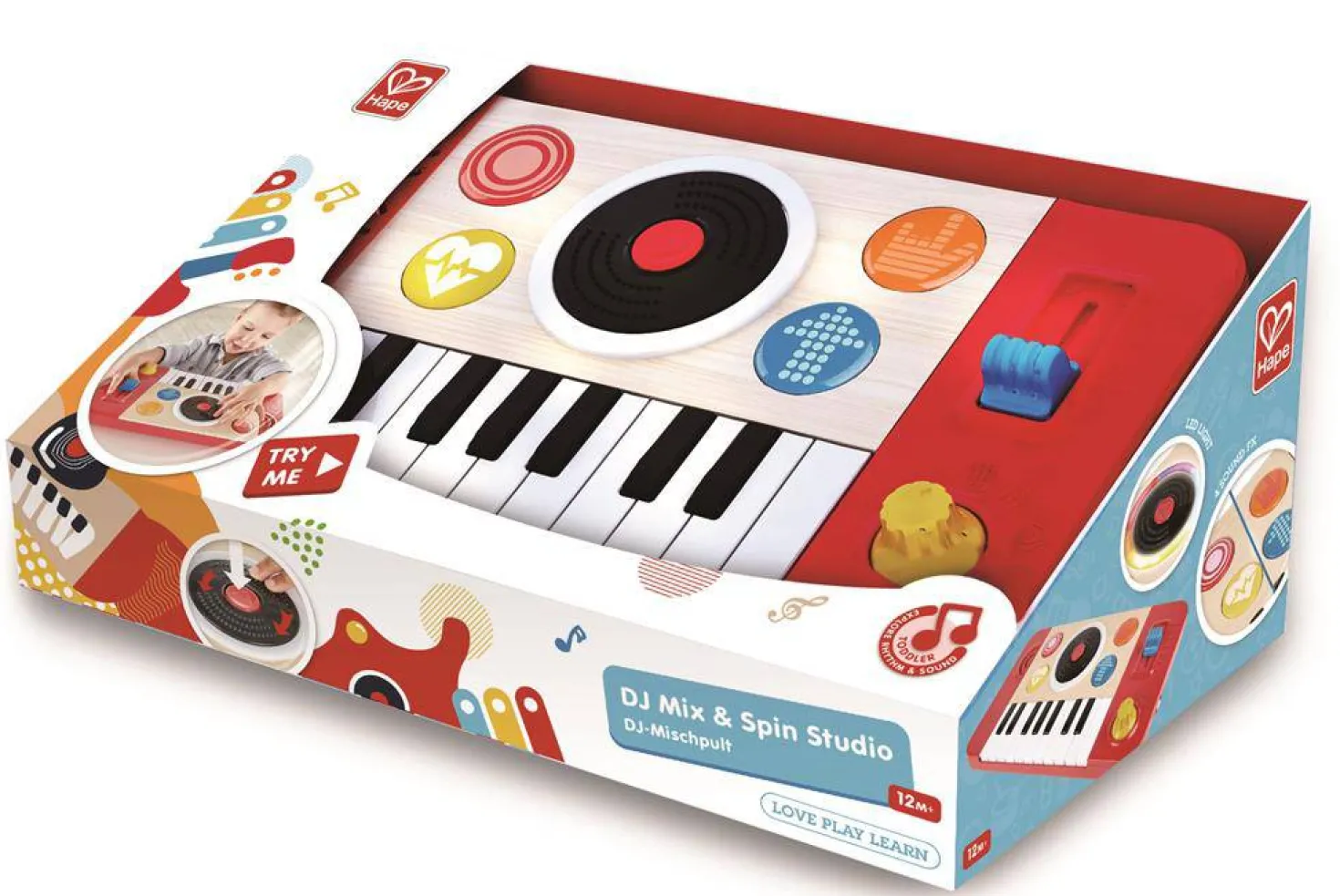 Estudio DJ de mezcla y pinchadiscos · Hape