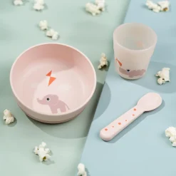 Foodie vajilla First meal Playground Powder 3 piezas · Done By Deer