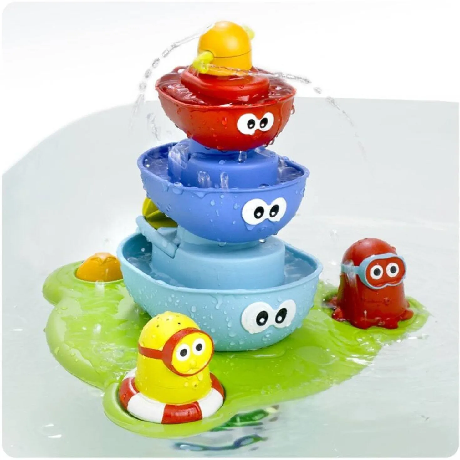Fuentes Bañeras Apilables · Yookidoo
