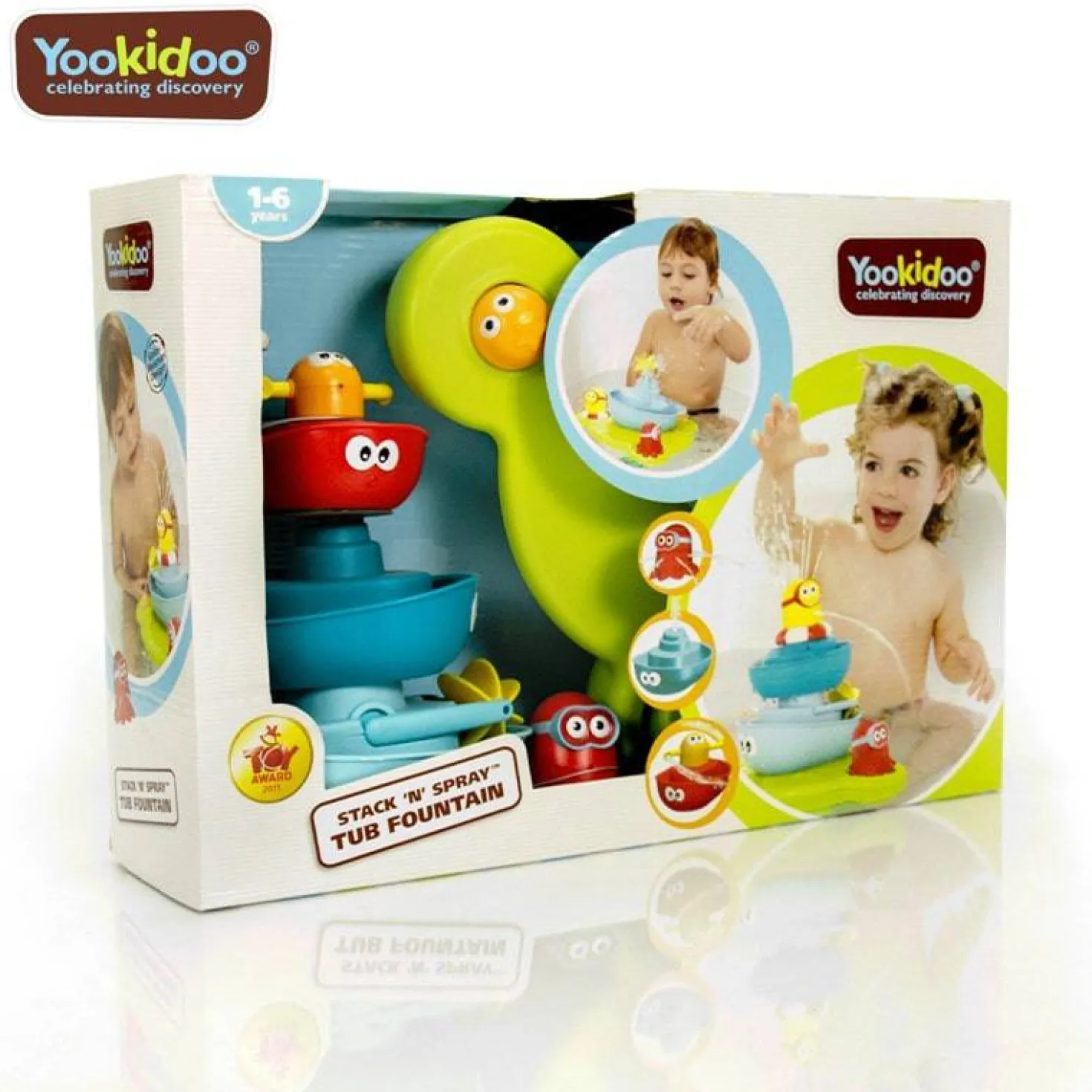 Fuentes Bañeras Apilables · Yookidoo