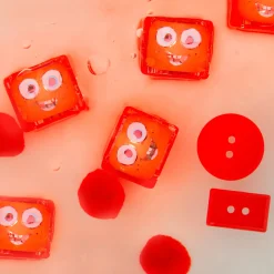 GloPals Cubos luz para el baño BLAIR Rojo