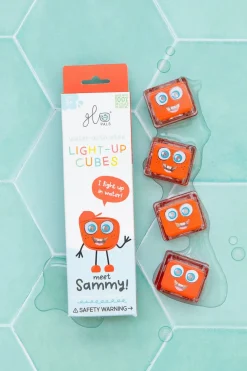 GloPals Cubos luz para el baño BLAIR Rojo