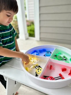 GloPals Cubos luz para el baño BLAIR Rojo