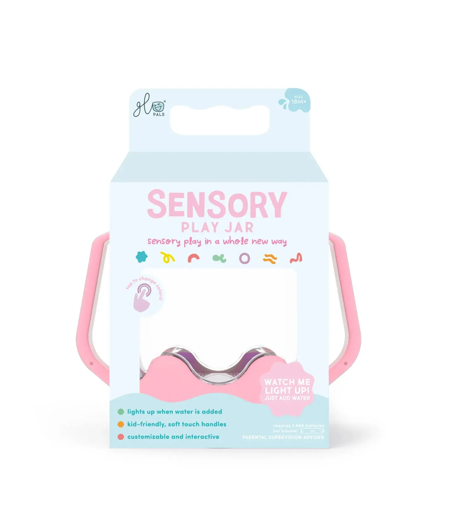 GloPals Jarra sensorial Bubblegum Rosa