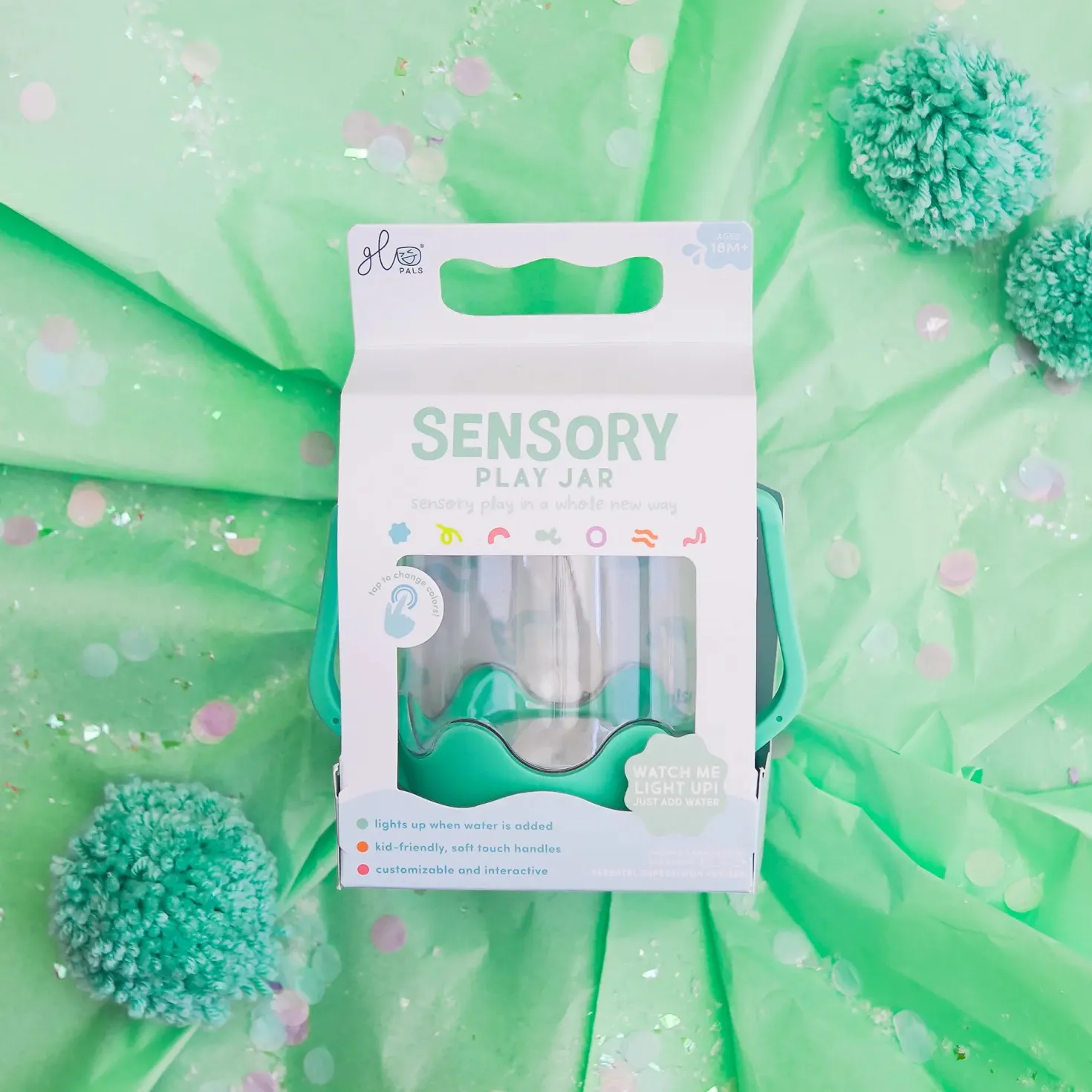 GloPals Jarra sensorial Verde