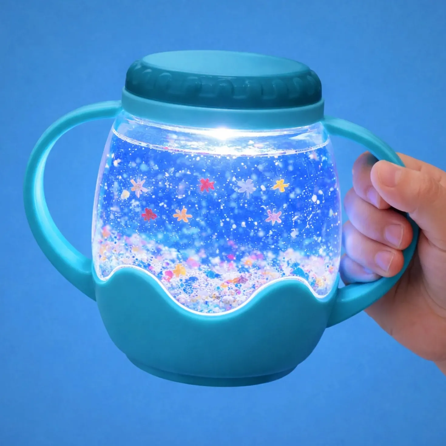 GloPals Mini Jarra sensorial Azul