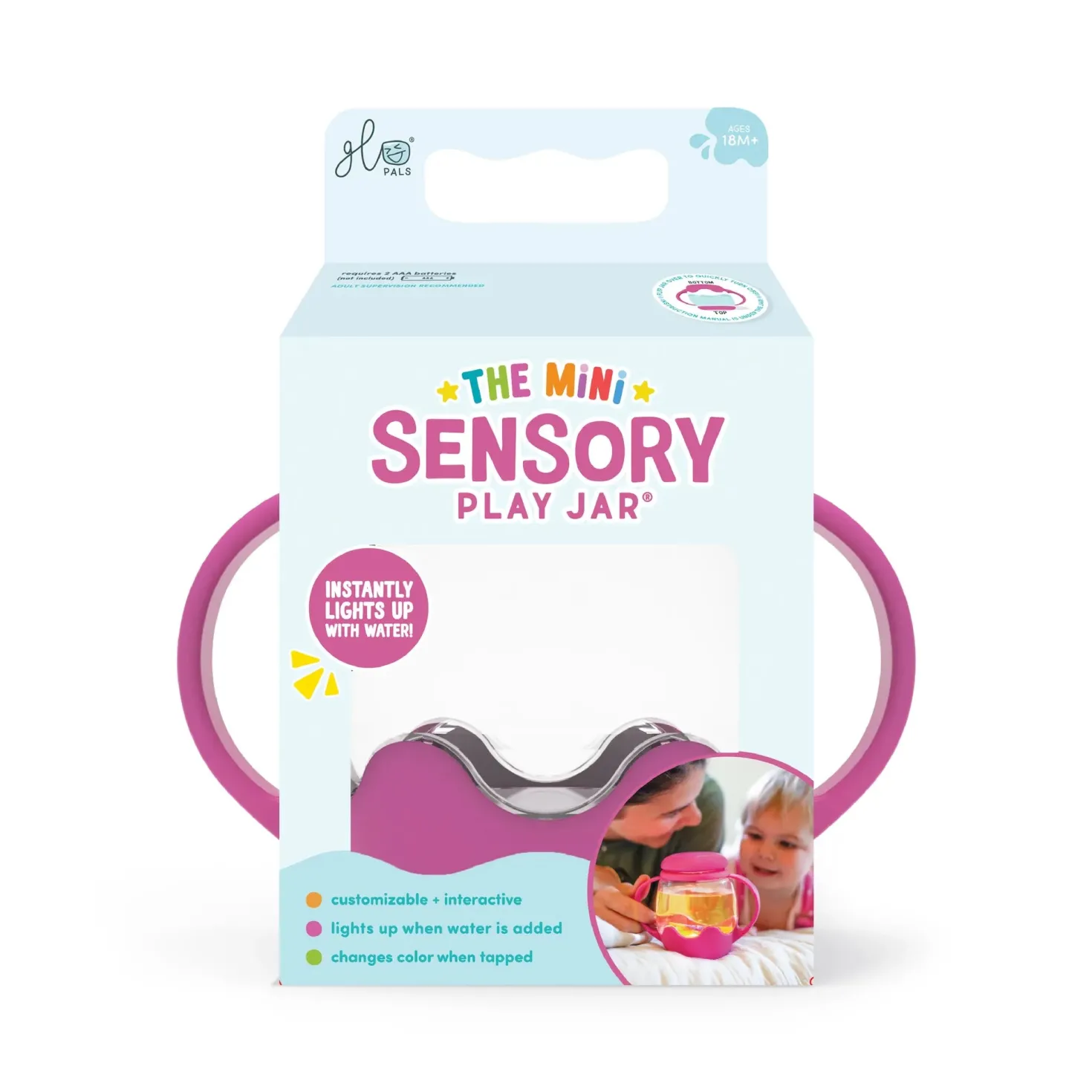 GloPals Mini Jarra sensorial Rosa