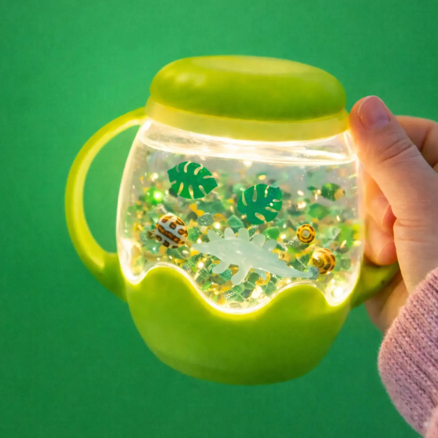 GloPals Mini Jarra sensorial Verde