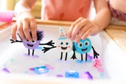 GloPals Set Personaje + 2 Cubos luz BLAIR Azul