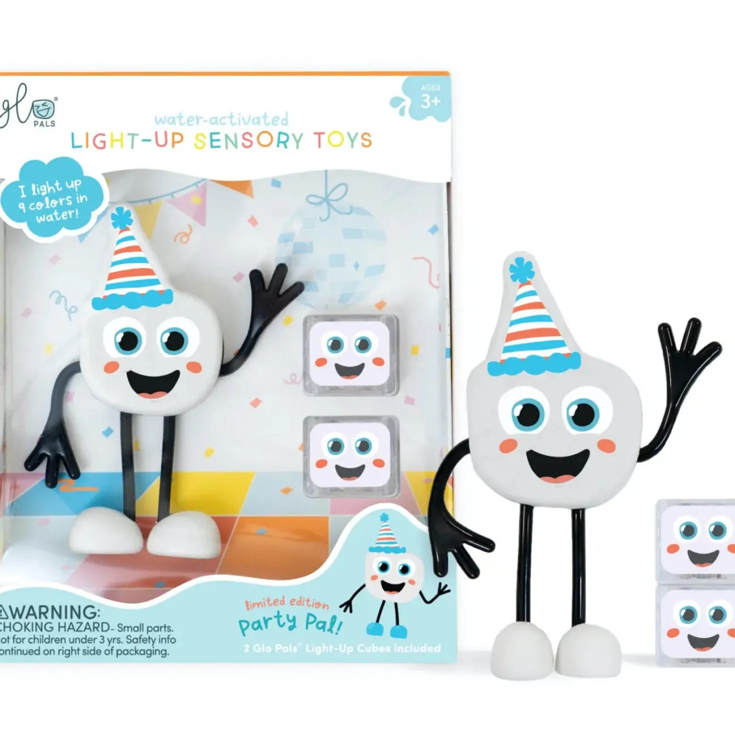 GloPals Set Personaje + 2 Cubos luz PARTY Multicolor