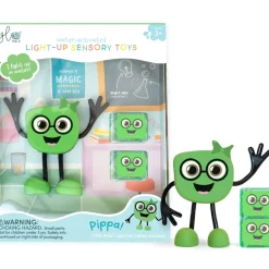 GloPals Set Personaje + 2 Cubos luz PIPPA Verde