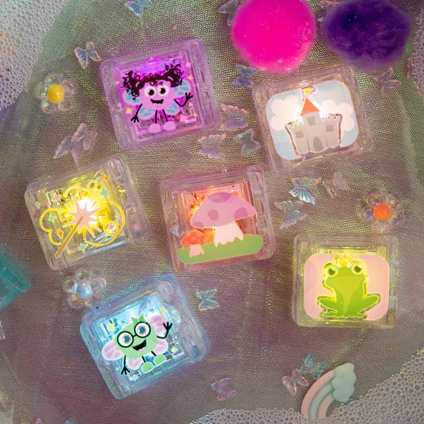 GloPals Set regalo 6 cubos de luz Hadas