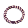 Goma de pelo Kknekki Grape-Beige glitter