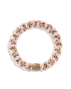 Goma de pelo Kknekki Light Pink - Beige glitter