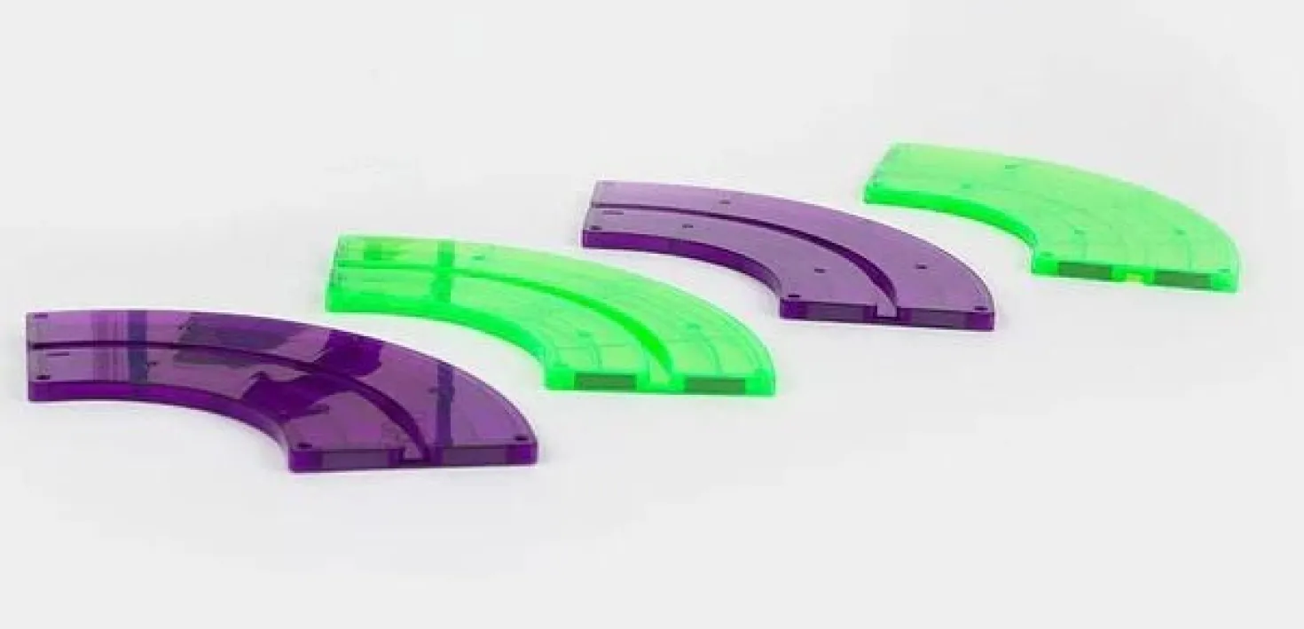 Imanix Pista de Carreras 4 piezas cuarto de curva · Braintoys