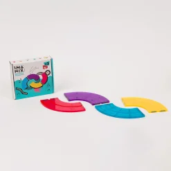 Imanix Pista de Carreras 4 piezas cuarto de curva · Braintoys