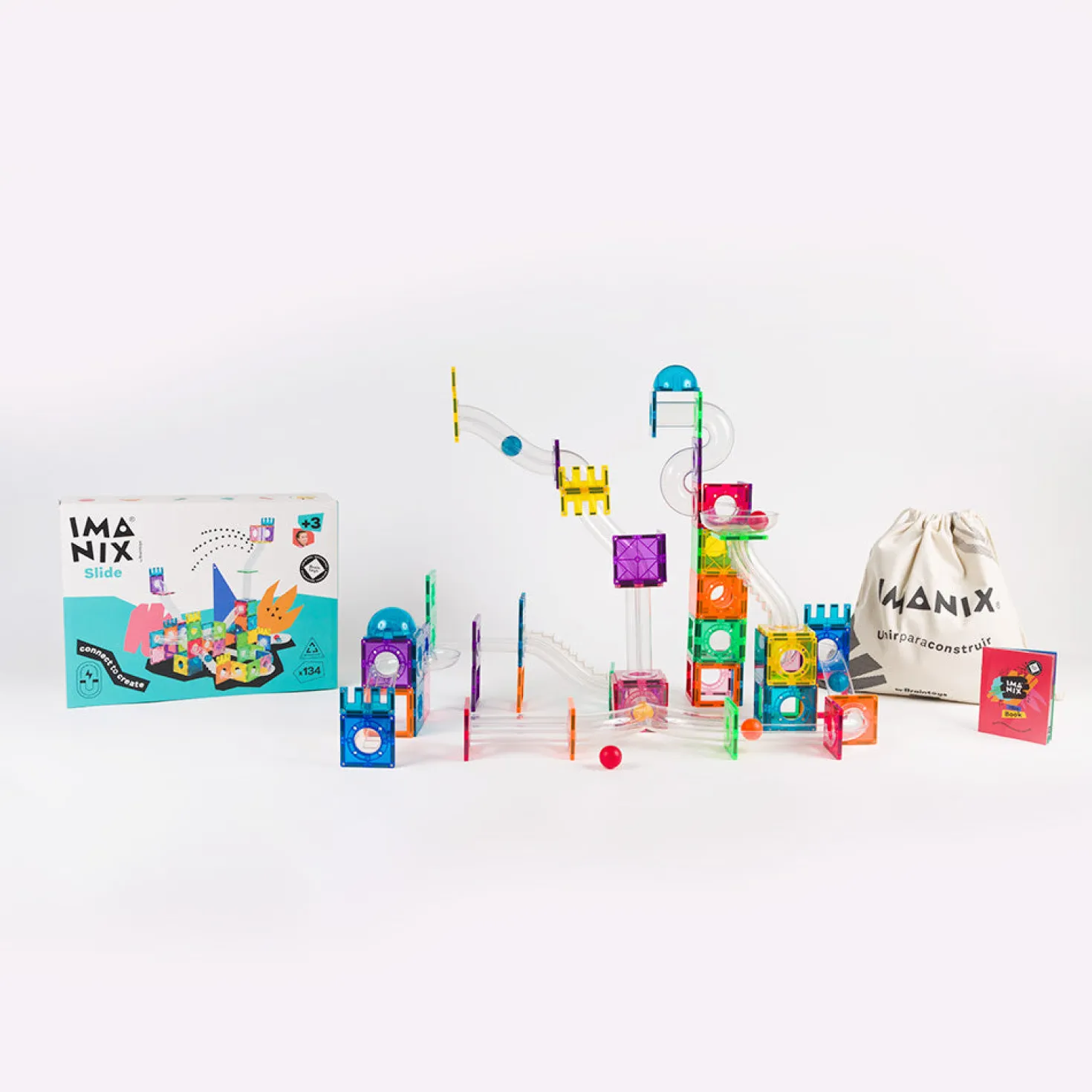 Imanix Tobogán 134 piezas · Braintoys